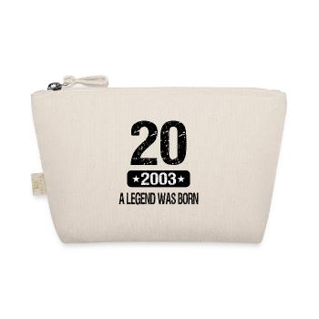 20th Birthday 2003 A LEGEND WAS BORN - Organic Pouch - nature - Front