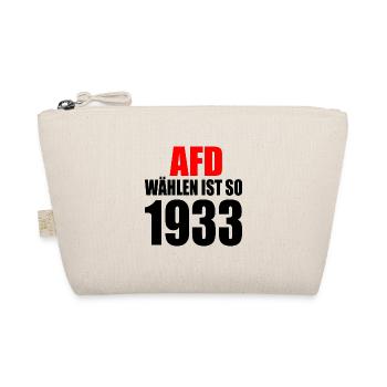 afd wählen ist so 1933 - Bio-Täschchen - Natur - Vorne
