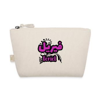 Feriel écrit en arabe - Trousse biologique - nature - Devant