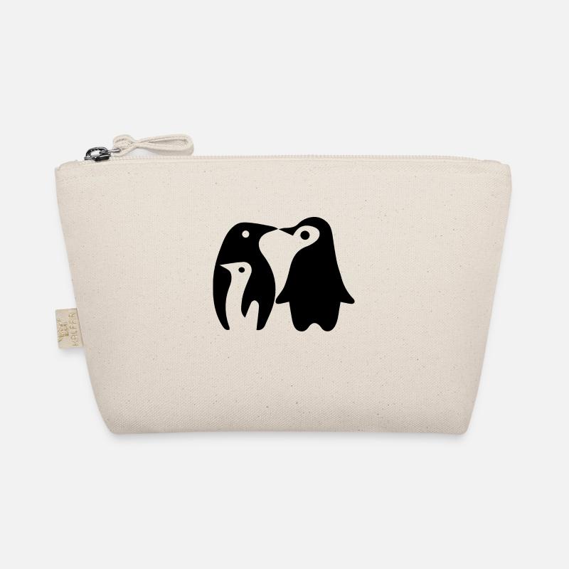 Pinguine - Bio-Täschchen - Natur