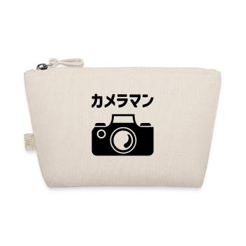Japanese Camera Man | カメラマン - Organic Pouch - nature - Front