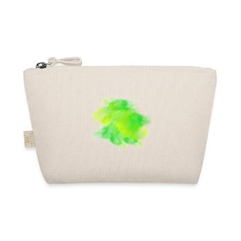 splash bunt farbe muster aufdruck comic style - Bio-Täschchen - Natur - Vorne