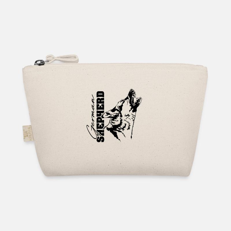 German Shepherd Dog Portrait Dog Wilsigns Organic Pouch