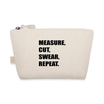 measure cut swear - Organic Pouch - nature - Front