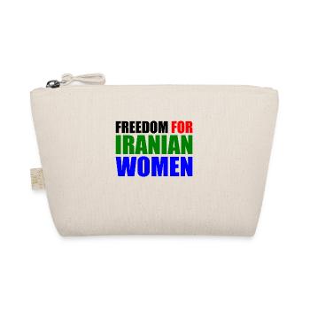 Freedom for iranian women - Organic Pouch - nature - Front