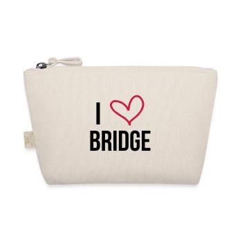 I Love Bridge - Bio-Täschchen - Natur - Vorne