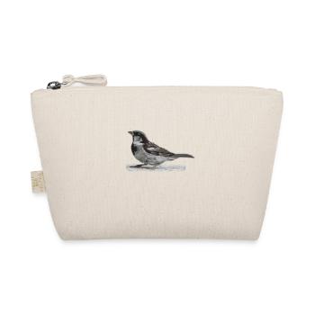 Sparrow Bird - Organic Pouch - nature - Front