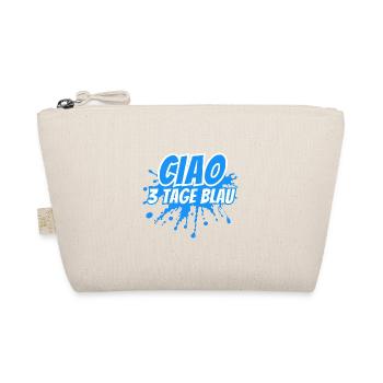 Ciao drei Tage blau - Bio-Täschchen - Natur - Vorne