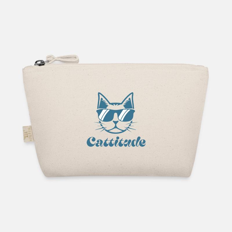 Cattitude - Bio-Täschchen - Natur