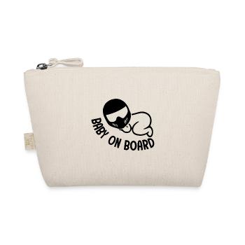 baby on board Cadeau Humour Moto Motard - Trousse biologique - nature - Devant