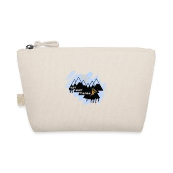 Just enjoy the Ride - Snowboarder - Organic Pouch - nature - Front