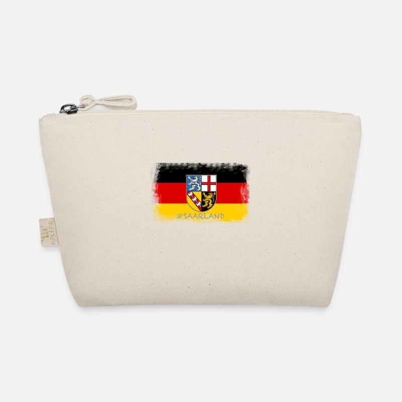 Saarland flag Organic Pouch