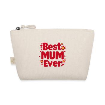 Beste Mama für immer - zum Muttertag Geschenk - Bio-Täschchen - Natur - Vorne