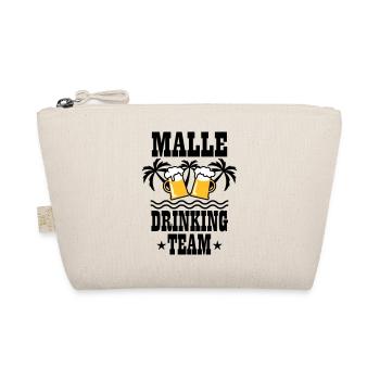 08 Malle Drinking Team Beer Mass Bier Party - Bio-Täschchen - Natur - Vorne