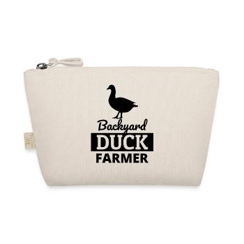 Backyard Duck Farmer Animal Farming Farm Funny - Organic Pouch - nature - Front