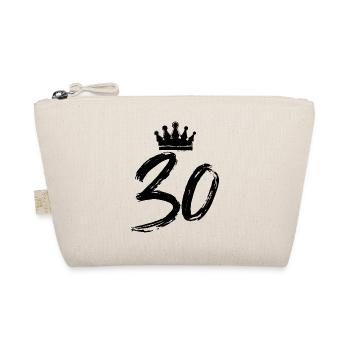 30 Number crown - Organic Pouch - nature - Front