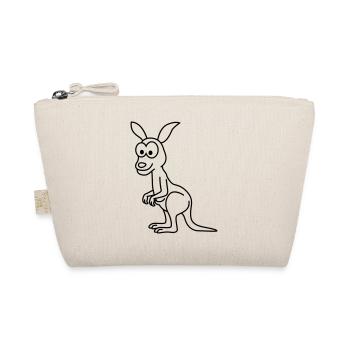 Kangaroo Comic - Bio-Täschchen - Natur - Vorne