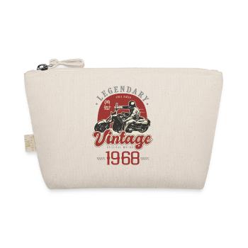 1968 anniversaire moto motard vintage ans - Trousse biologique - nature - Devant