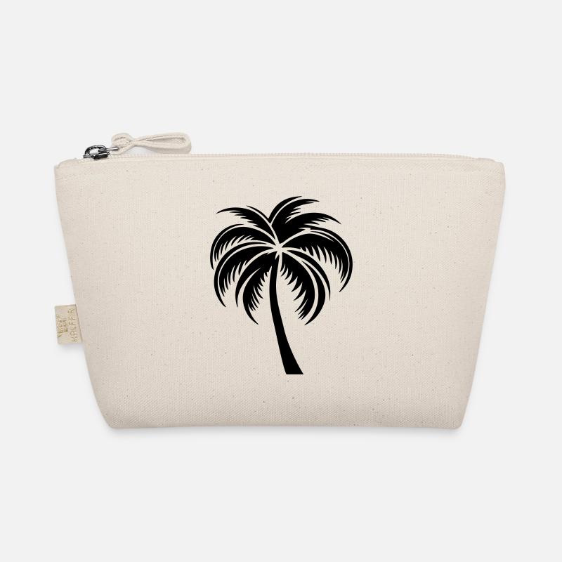 Palme Silhouette Symbol Bio-Täschchen