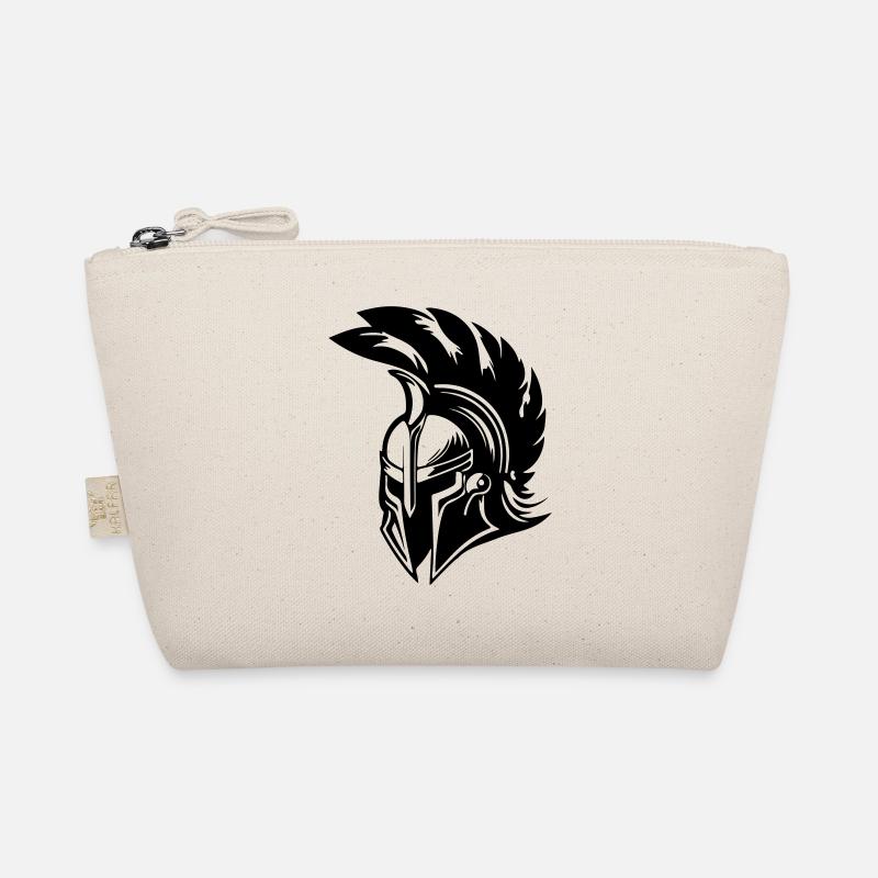 Symbole de gladiateur de casque spartiate Trousse biologique