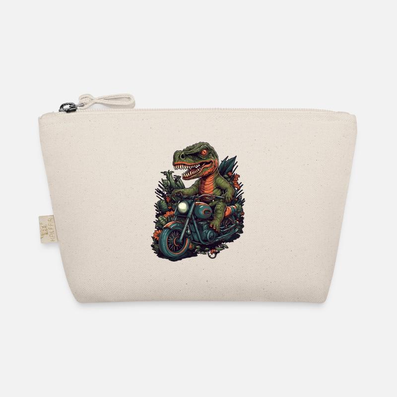 Dinosaure T-Rex cool sur moto Trousse biologique