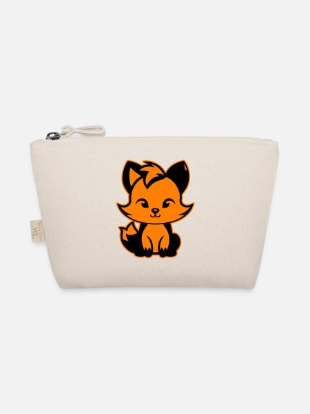 Renard mignon mignon bébé - Trousse biologique - nature - Devant
