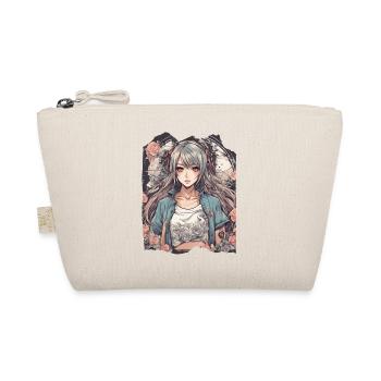 Serenity Blossom Anime Woman Manga Character - Organic Pouch - nature - Front