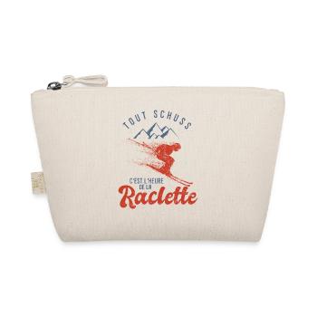 ski tout schuss humour skieur ski montagne - Trousse biologique - nature - Devant