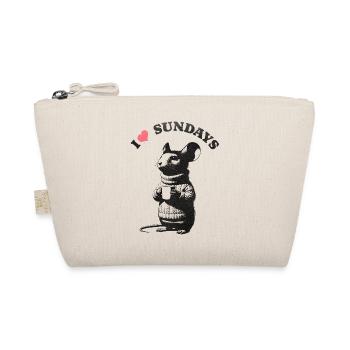 J’adore les dimanches - Trousse biologique - nature - Devant