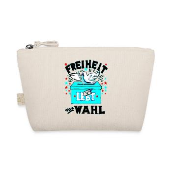 Freiheit lebt von Wahl - Bio-Täschchen - Natur - Vorne