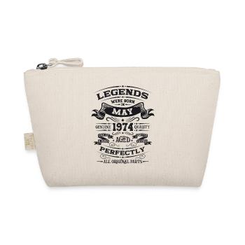 Legend May 1974 Vintage 1974 Birthday 1974 - Organic Pouch - nature - Front
