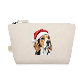 Chien beagle de Noël - Trousse biologique - nature - Devant