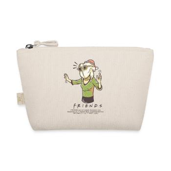 Friends Monica With Turkey On Her Head - Organic Pouch - nature - Front