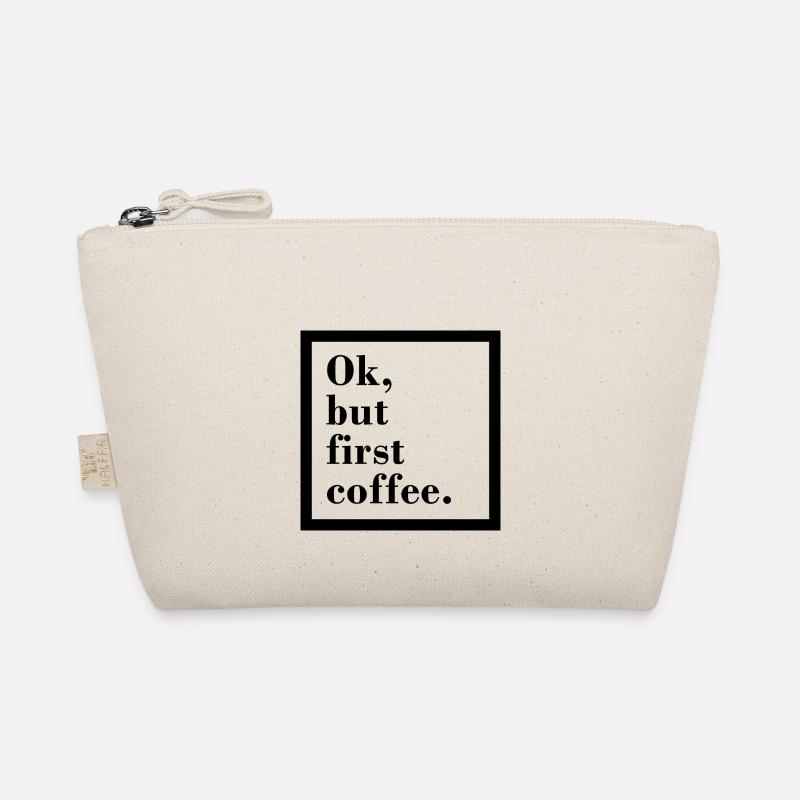 ok but first coffee square Organic Pouch