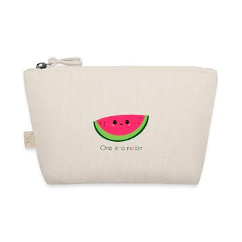 one in a melon - funny fruit quote - Organic Pouch - nature - Front