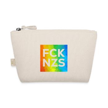 Fck NZS Cutout Regenbogen - Bio-Täschchen - Natur - Vorne