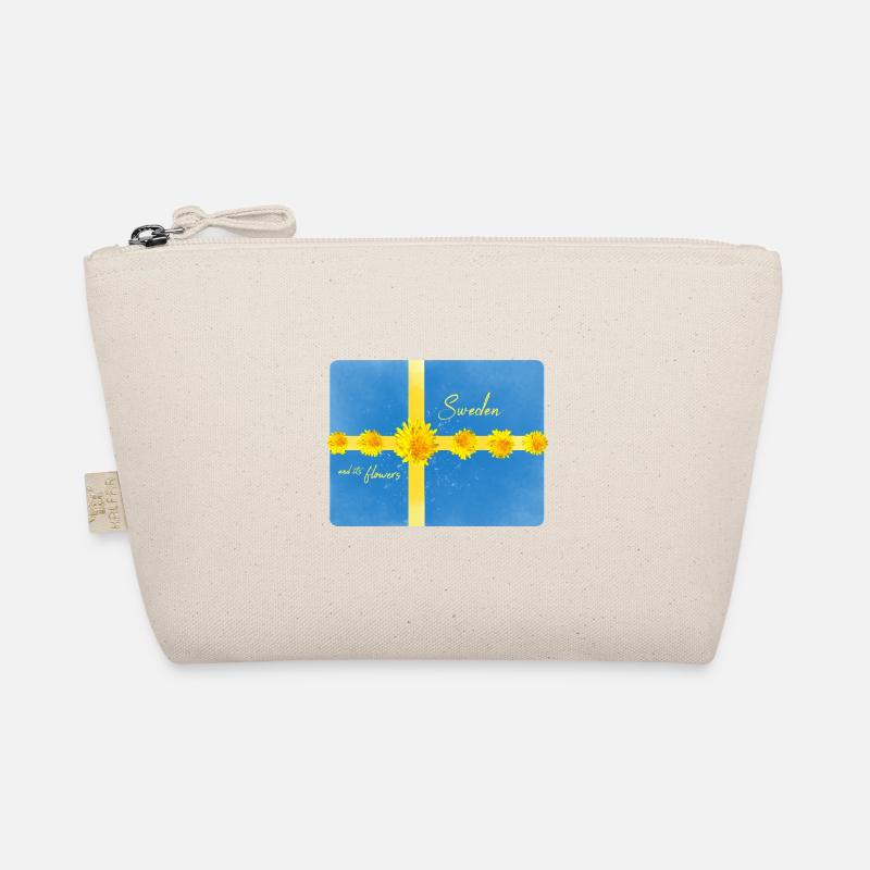 Suède Fleurs Suède Drapeau Trousse biologique