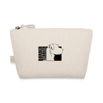 Border Terrier Profile Dogs Dog Wilsigns - Organic Pouch - nature - Front