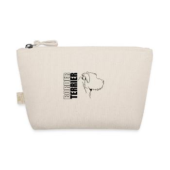 Border Terrier Profile Dogs Dog Wilsigns - Organic Pouch - nature - Front