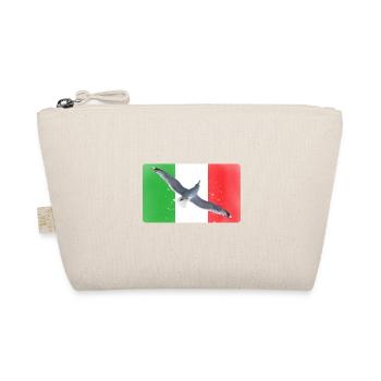 Italy Flag Italy Love Seagull - Organic Pouch - nature - Front