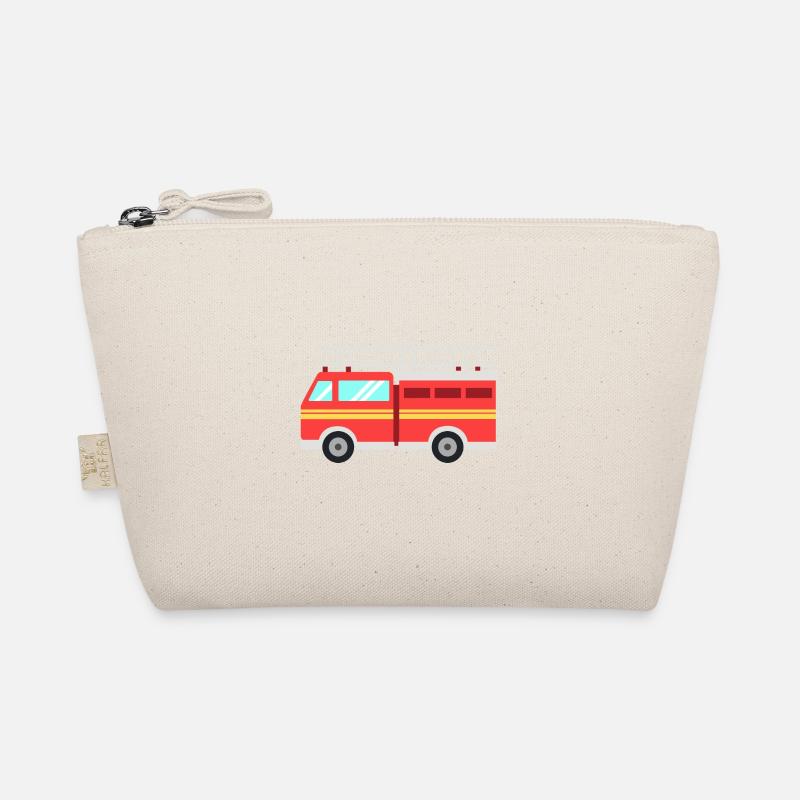 Feuerwehr Auto - Bio-Täschchen - Natur