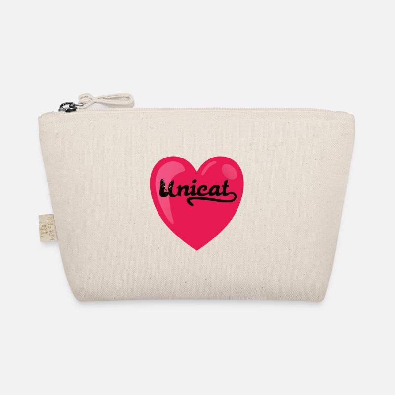 Unicat coeur chat une conception unique d'amant. Trousse biologique