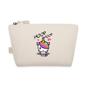 Hoop Hoop Sweet Unicorn with Hula Mature - Organic Pouch - nature - Front