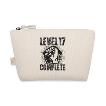 Level 17 Complete Birthday Gift 17 years - Organic Pouch - nature - Front