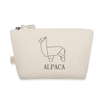 Alpaga Origami Alpaga minimaliste - Trousse biologique - nature - Devant