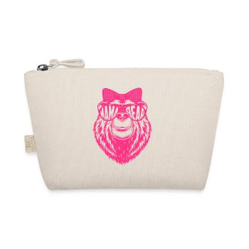 Mama Bear | Color changeable - Organic Pouch - nature - Front