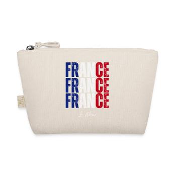 Flag of France, French pride - Organic Pouch - nature - Front