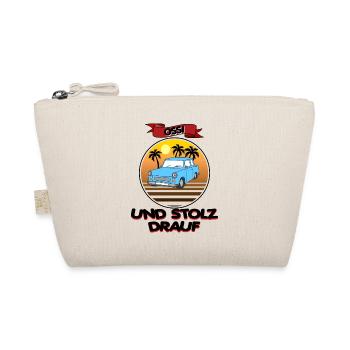 Osten Ossi DDR Ost stolz Trabi Geschenk Nostalgie - Bio-Täschchen - Natur - Vorne