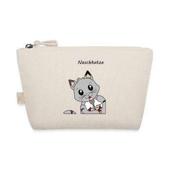 "Sweet tooth" - cat having breakfast - Organic Pouch - nature - Front