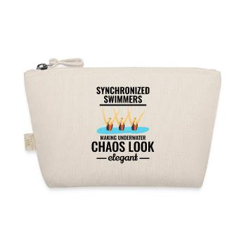 Synchronschwimmen Unterwasser Chaos Elegant - Bio-Täschchen - Natur - Vorne